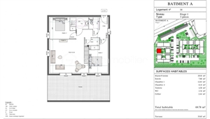 t3 à la vente -   64000  PAU, surface 69 m2 vente t3 - UBI463645652